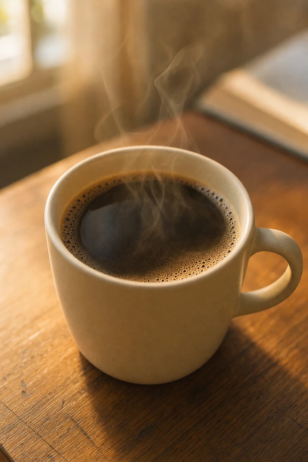 A snapshot of coffee inside the phone